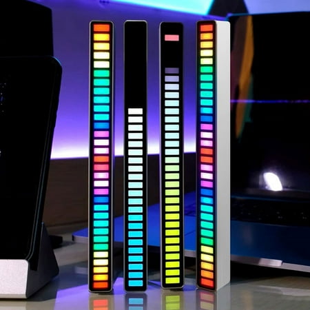 

Willstar Car Sound Reactive Pickup Rhythm Light Sound Control Car Atmosphere Light 40 Bit Car Music Level Lamp
