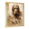thumbnail image 3 of Designart "Sasquatch Likeness IV" Bigfoot Picture Framed Wall Art Living Room, 3 of 5