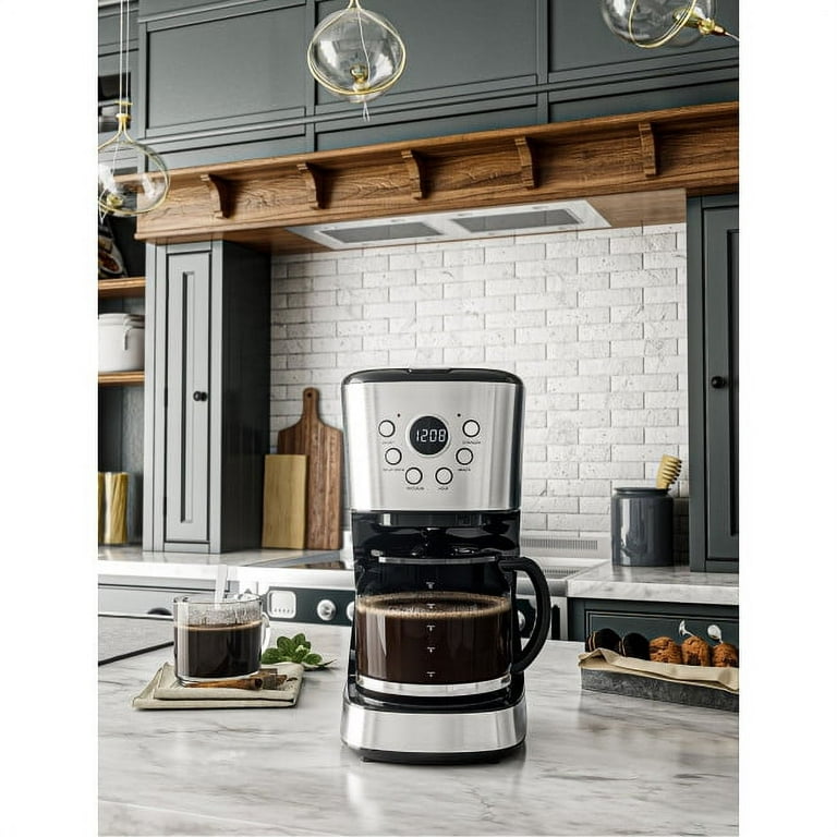 8 Cup Drip Coffee Maker - Stainless Steel Coffee Maker - Programmable  Coffee Maker with Timer - Bed Bath & Beyond - 37527216