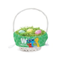 Personalized Sesame Street Kids Easter Basket - Alphabet Name