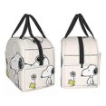 thumbnail image 4 of Snoopy Lunch Bag with Floral Design Name, Color Image Color, 4 of 5