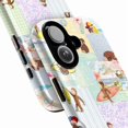 thumbnail image 2 of Curious Monkey Collage Patchwork Phone Case, Retro Design iPhone Cover for 17 16 15 14 13 12 11 Pro Plus Mini, 2 of 6