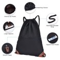 thumbnail image 5 of Vjnyvs Drawstring Backpack Water Resistant Drawstring Bags for Men Women Sackpack, 5 of 7