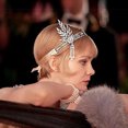 thumbnail image 1 of Diadema de tiara de boda con hojas de diamantes de imitación para novias, diadema de corona para desfiles, bodas, bailes de graduación, cumpleaños, 1 of 5