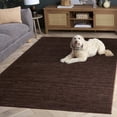 thumbnail image 6 of SAFAVIEH Vision Adrasteia Overdyed Solid Area Rug, Brown, 10' x 14' - X-Large - Modern Design, Brown, Non-Shedding & Easy Cleaning, Ideal for Living Room, Bedroom, Dining Space, 6 of 16