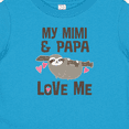 thumbnail image 4 of Inktastic My Mimi and Papa Love Me Sloth Girls Baby T-Shirt, 4 of 5