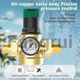 thumbnail image 3 of For Water Pressure Regulator 12 Inch Water Pressure Regulator With Water Pressure Gauge And Mesh Fil, 3 of 5