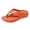 Orange, variant on YAYUBA Beach Sandals For Woman Black,Lazy Shoes Women's Orthotic Flip Flops With Arch Support Soft Thong Pillow Sandals