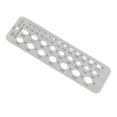 thumbnail image 1 of Calibre De Taladro De Tamaño Fraccionario, Escala Transparente De Acero Inoxidable Calibre De Taladro De 1/16-1/2 Pulg. 0,062-0,500 Limpio Para Equivalentes De Medición Precisos, 1 of 7