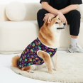 thumbnail image 5 of Pofeuu Skull mushroom rainbow color Print Dog Clothes Fashionable Sleeveless Pet Vest Cotton Dog Shirt, Ideal for Small, Medium, and Large Breeds-5X-Large, 5 of 7