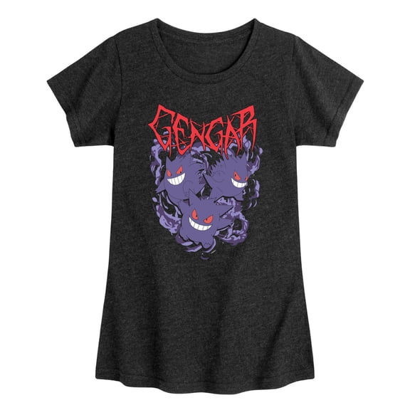 Pokémon - Gengar - Youth Girls Fitted Short Sleeve T-Shirt