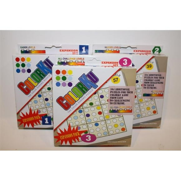Mad Cave Jeux Colorku Extension Casse-Tête Pack de Cartes Avancé - Set d'Extension