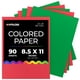 thumbnail image 1 of Papel de colores Hygloss, 90 hojas, 22 x 28 cm, 89 g/m², rojo y verde, 1 of 6