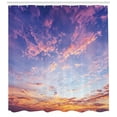 thumbnail image 3 of Ambesonne Navy and Blush Shower Curtain, Ethereal Sky, 69"Wx75"L, Pink Violet Blue, 3 of 3