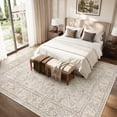 thumbnail image 2 of SIXHOME 6'x9' Area Rugs for Living Room Washable Rugs Carpet Vintage Traditional Rugs for Bedroom Dinning Room Office Soft Non Slip Large Area Rug Retro Home Decor Beige, 2 of 6