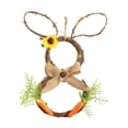 thumbnail image 2 of Gqtwoy Easter Bunny Ear Decorative Wreath, Bunny Decoration, Spring Home Decor, Indoor Outdoor Holiday Wreath, Vibrant Easter Wreath for Front Door, Farmhouse Style Decoration, 2 of 7