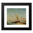 thumbnail image 2 of Félix Ziem 14x12 Black Modern Framed Museum Art Print Titled - View of Venice with the Doge's Palace (1875-1890), 2 of 5