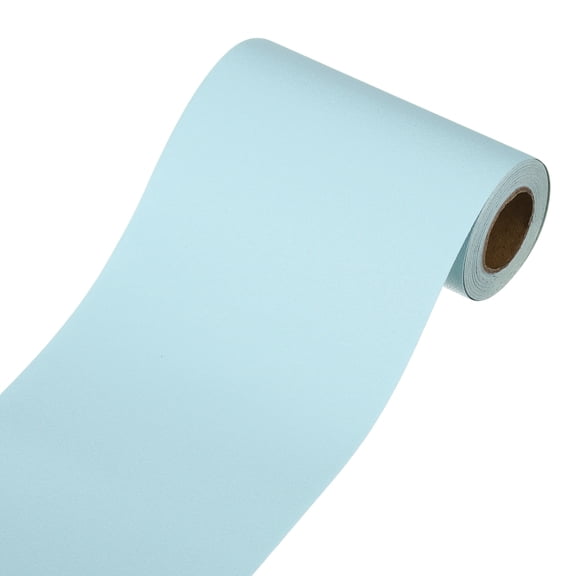 Wallpaper Border, Peel and Stick Wallpaper Borders, 3.9" x 196" Self Adhesive Mirror Frame Trim for Bedroom, Sky Blue