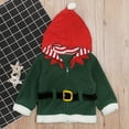 thumbnail image 4 of LWNYDPLSD Hawaiian Christmas Shirt Cute Sweatshirts for Teens Girls Sweatshirt Size 10-12 Girls' Blouses & Button-down Shirts Clothes Baby Clothes, Green 12-18 Months, 4 of 8
