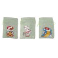 thumbnail image 2 of Bolsas De Dulces De Navidad, Bolsas De Regalo Pequeñas Y Livianas Diseño De Sellado A Granel Material De Grado Alimenticio Patrones Lindos Para Regalos Para Fiestas Navideñas ANGGREK Christmas Candies Bags, 2 of 8