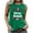 Green, variant on Qetyuw Women's 4th of July Tank Tops Plus Size Patriotic USA Flag Graphic Tshirts Loose Fit Sleeveless T-shirts Cami Athletic Crewneck Tanks Memorial Day Gifts