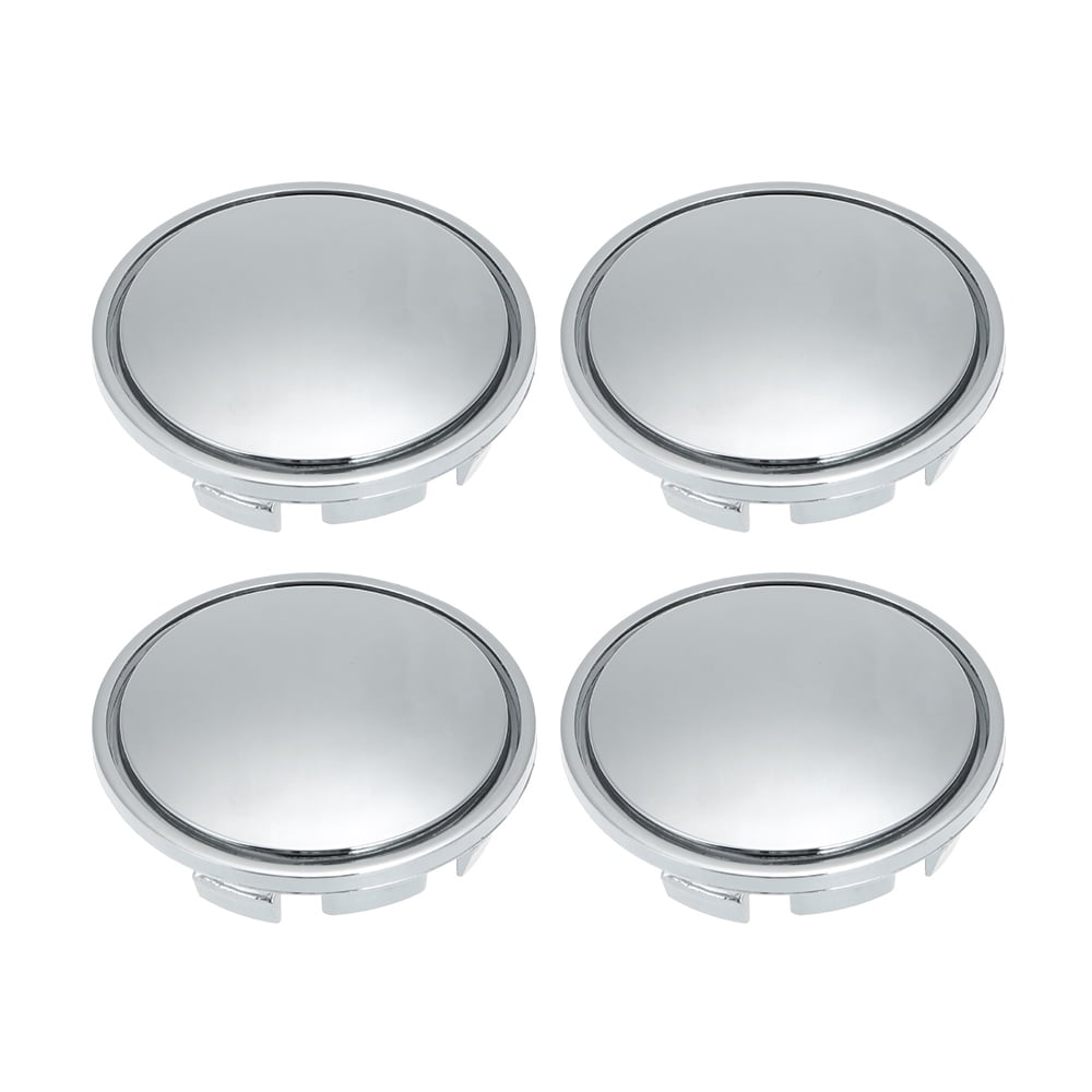 Details about   68mm 4 Pieces Universal Car Wheel Center Hub Caps Covers Set Chrome Silver