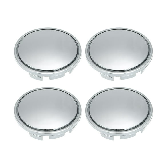 56mm Car Wheel Center Caps Hub Tyre Rim Hub Cap Cover Universal ABS Chrome Silver 4PCS