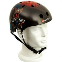 punisher skateboards ranger adjustable all-sport skate-style helmet, medium