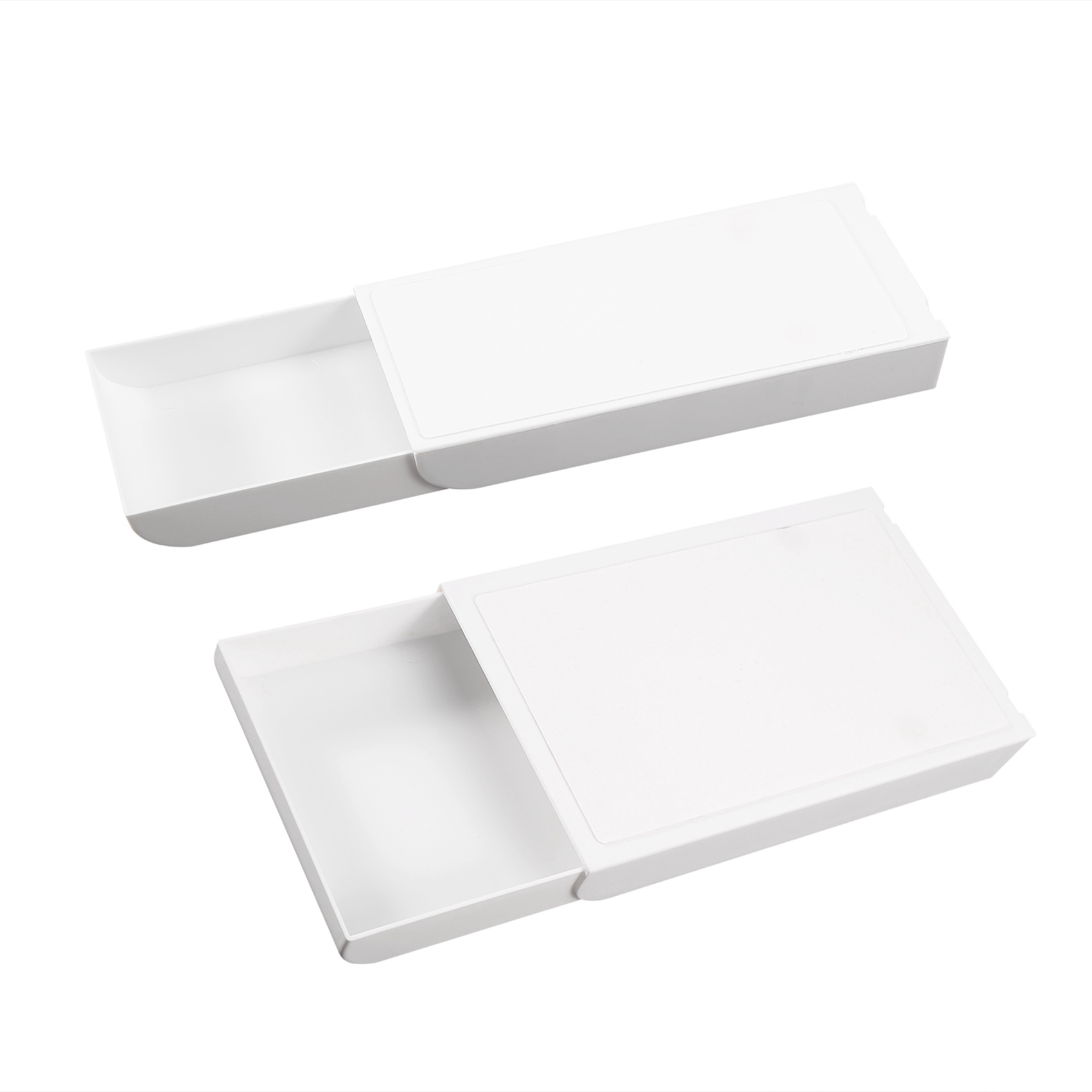 Gneuro 2 Pcs Desk Pencil Drawer Organizer SelfAdhesive Drawer Pencil