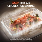 OUNIN 25.4QT Steam Air Fryer Toaster Oven , 11-in-1 Convection Combo Countertop Oven with Steam Bake, Air Fry and Roast functions, featuring Stainless Steel Interior, Digital Controls