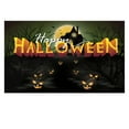 thumbnail image 2 of Happy Halloween Banner, 59x35 Inch Spooky Happy Halloween Backdrop, Halloween Party Decorations, Halloween Pumpkin Banner for Halloween Decorations Outdoor, 2 of 3