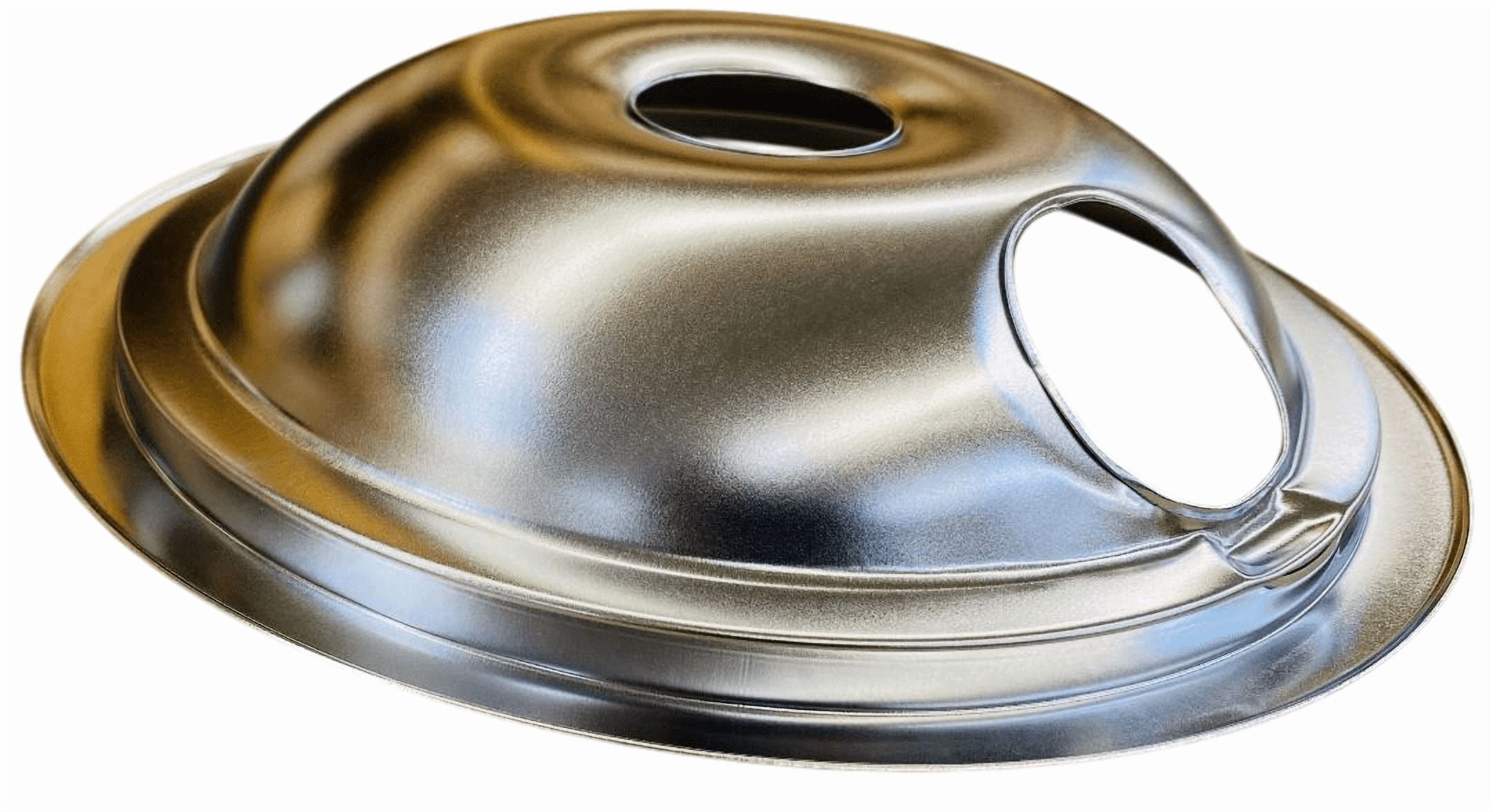 Chrome Burner Pans for General Electric, (2) WB31M15 & (2) WB31M16
