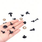 GEIWOGUO 264pcs Plastic Safety Eyes For Toys Teddy Bear Stuffed Snap Animal Amigurumi Puppet Dolls Craft Eyes Handmade Doll
