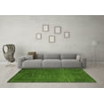 thumbnail image 3 of Ahgly Company Indoor Rectangle Abstract Green Modern Area Rugs, 2' x 5', 3 of 4