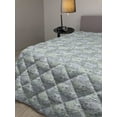 thumbnail image 2 of Spring Down Alternative Comforter, Birds and Floral Hearts Spreading Fresh Vibes, Microfiber Quilt for All Season, 5 Sizes, Pale Salmon Sky Blue, by Ambesonne, 2 of 3