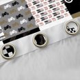 thumbnail image 4 of Feelyou Speed Sport Motorcycle Black Out Curtains, Check Plaid Patchwork Curtains Pack of 2 (42x63 Each), Teens Kids Boys Girls Bedroom Curtains, Window Curtains Bedroom Decor, 4 of 6