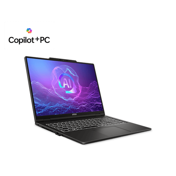 MSI VenturePro A16 AI  A3HWFTG-004US Copilot  AI Laptop, 16" FHD  (1920 x 1200) Touchscreen, AMD Ryzen AI 9 365, NVIDIA GeForce RTX 5060 with 8GB GDDR7, 32GB (16GBx2) DDR5, 1TB SSD, Windows 11 Home