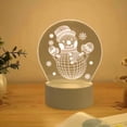thumbnail image 1 of QTOCIO Christmas Decorations, Christmas Night Light Christmas Gift Bedside Ambience Light Table Lamp Children's Gift Holiday Gift, 1 of 6