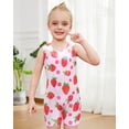 thumbnail image 5 of Gymnastics Leotards for Girls Shiny Toddler Biketard&nbsp;Unitard Heart Butterfly Strawberry One Piece Tumbling Outfits, 5 of 6