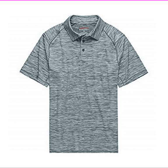 Hawke & Co. Men's Power Core Stretch Short Sleeve Polo Shirt (Mirage, XXL)
