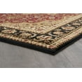 thumbnail image 6 of Traditional 5x7 Area Rug (5' x 7') Oriental Red, Black Living Room Easy to Clean, 6 of 9