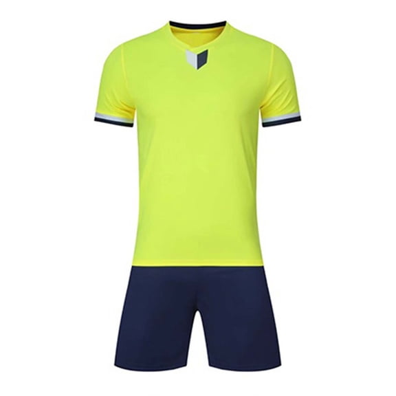 Zpanxa Boys Outfits Boys V-Neck Soccer Jersey and Shorts Set 2 Piece Athletic Team Uniform Outfit