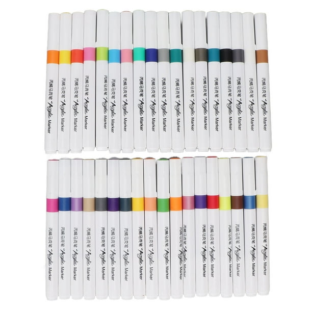 Marcadores Acrílicos Pensas De Pintura, Bolígrafos De Pintura De Cobertura De Tinta A Base De Agua Para Pintura De Bricolaje