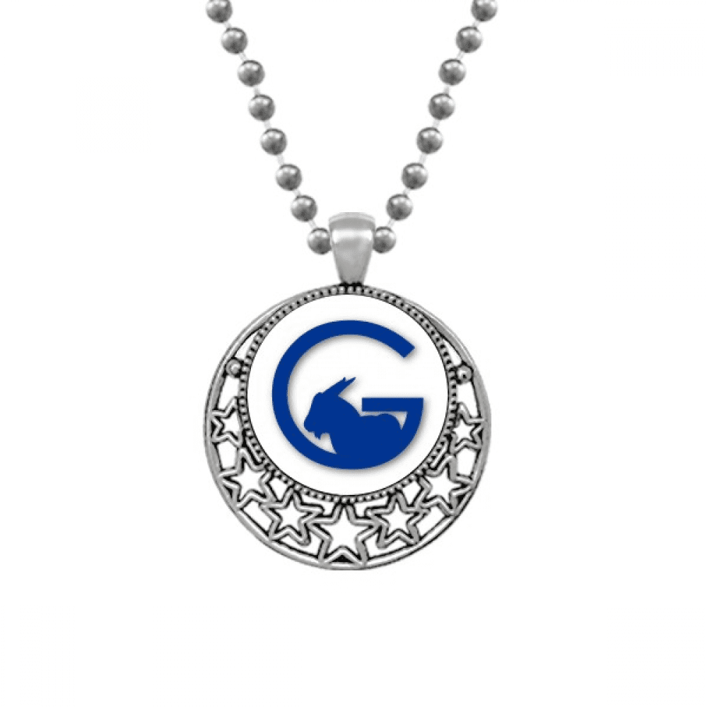 Goats Watch Grassland Art Deco Fashion Necklaces Pendant Retro Moon