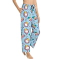 thumbnail image 6 of Salouo Gnome Pool Party Print Women's Pajama Pants Casual Loose Sweatpants PJs Flowy Pants Drawstring Palazzo for Women Wide Leg Pants Lounge Pajama -X-Large, 6 of 8