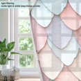 thumbnail image 4 of Yayeee Window Curtains Set of 2 for Living Room Light Filtering 63"x42", Art Pattern, 4 of 7