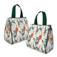 thumbnail image 2 of Pioneer Flower Floral Print Pattern Insulated Lunch Bag for Women & Adults,Large Portable Soft Cooler Lunch Bag,Thermal Food Storage Tote with Pearl Cotton,8.66L,8.75x5.75x9.5 Inch, 2 of 6