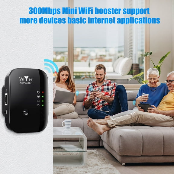 Fiudx Extensor Wifi, Amplificador Alta Velocidad Pro, Amplificador Wifi Modo Dual Max, Router Ace Conectividad Best, Cobertura para 45 Dispositivos En Casa o En La Oficina, Software de Configuración