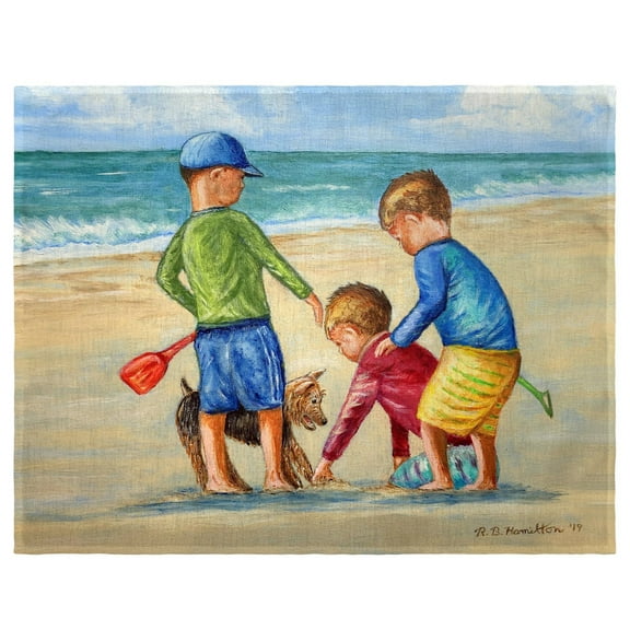 Betsy Drake PM1150 Buried Treasure Place Mat - Set of 4