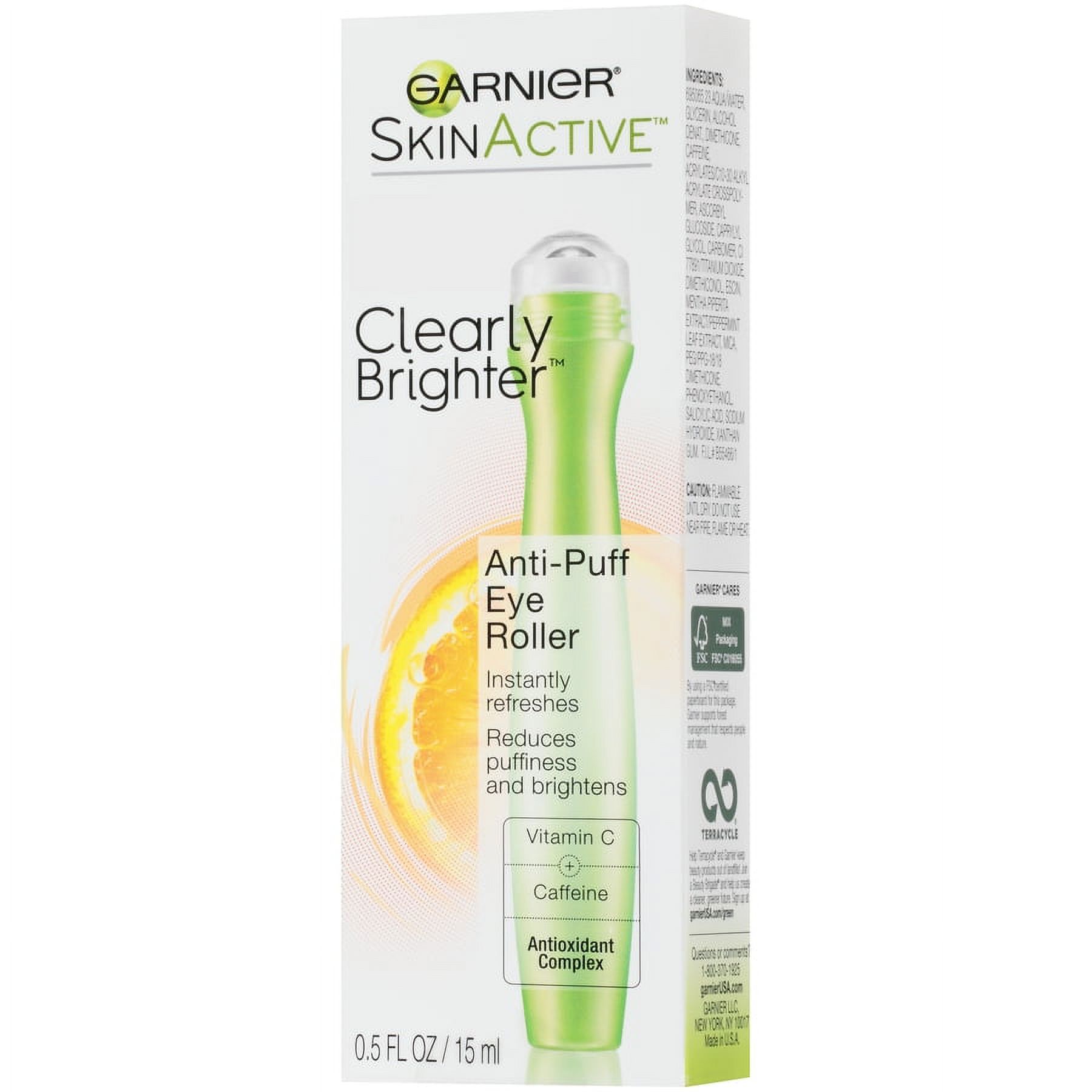 Garnier SkinActive Clearly Brighter Anti Puff Eye Roller, 0.5 fl oz - image 4 of 9